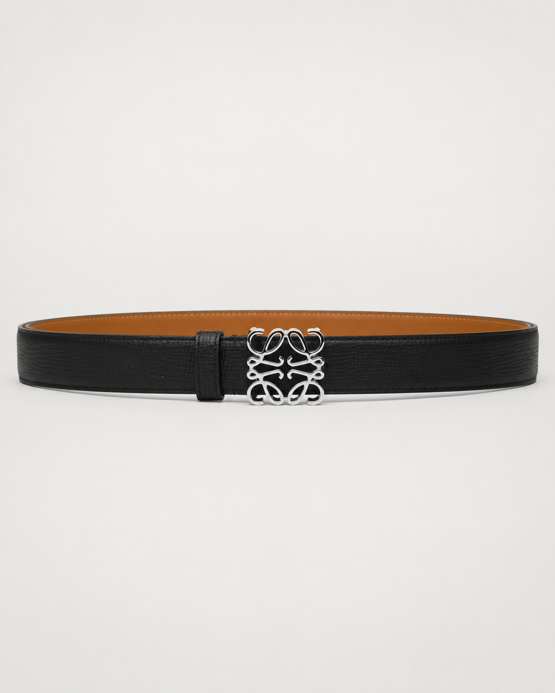 Black/ Tan/ brown Silver-Tone Buckle Belt - Product image 2