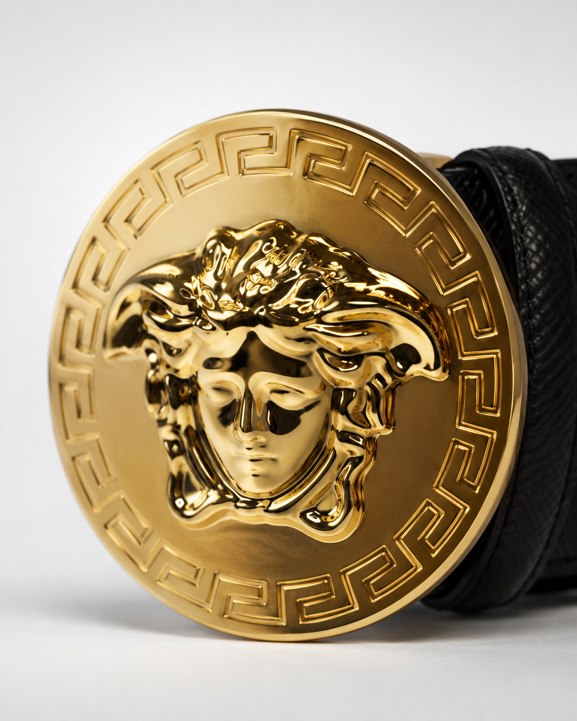 Black/ Gold Gold-Tone Buckle Belt - Product image 3