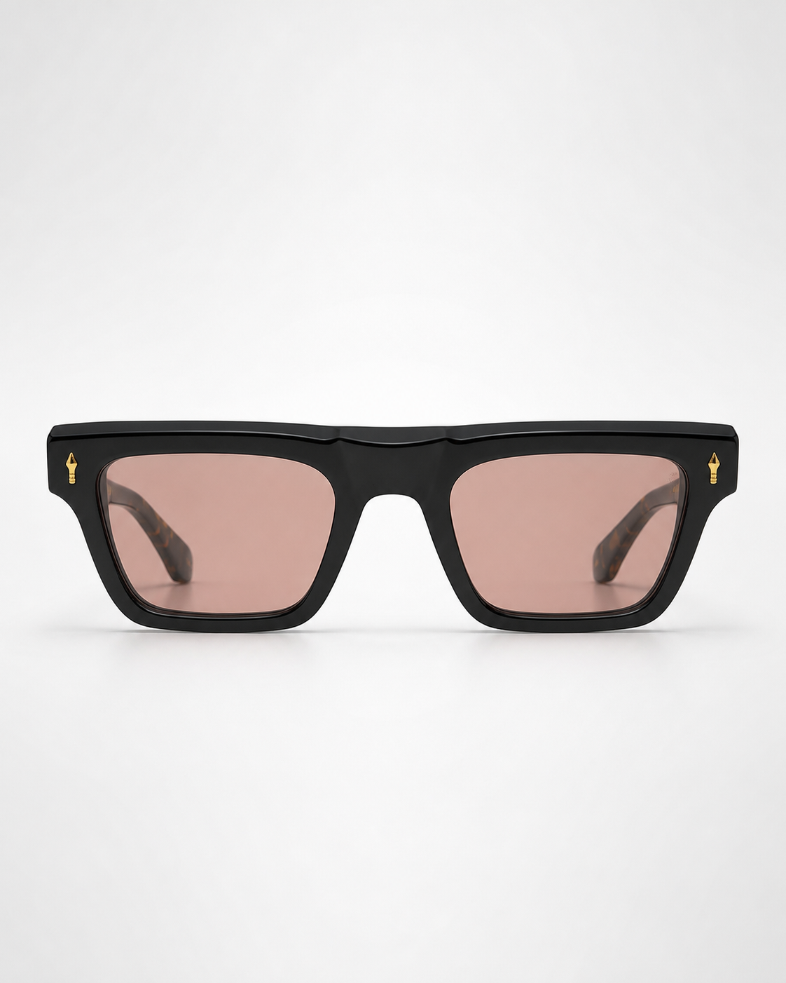 JMM Black Pink Rectangular Sunglasses