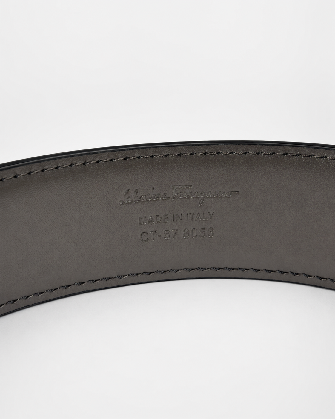Black/ Taupe/brown Reversible Silver-Tone Buckle Belt - Product image 4
