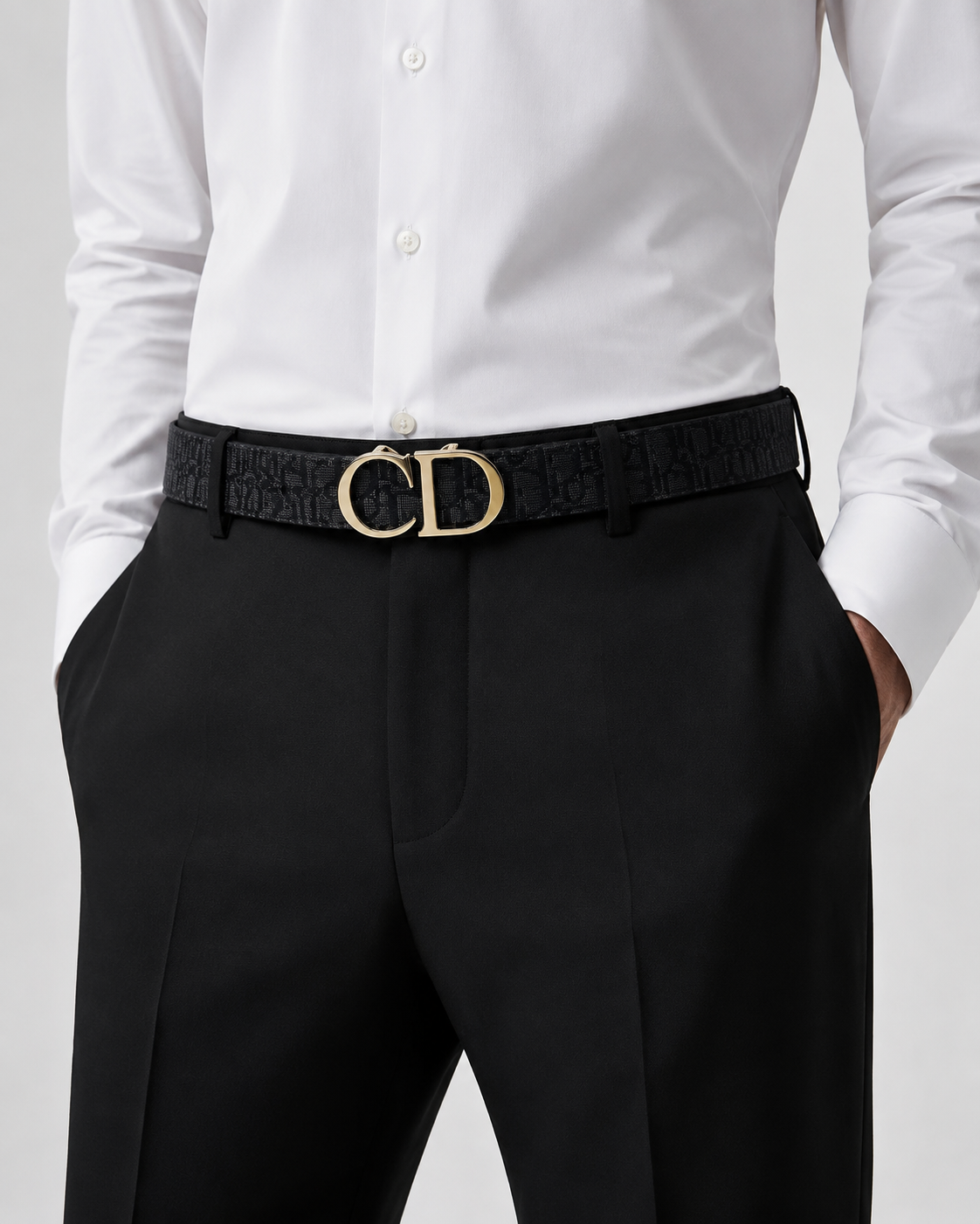 Black/ Gold Gold-Tone Buckle Belt - Product image 4