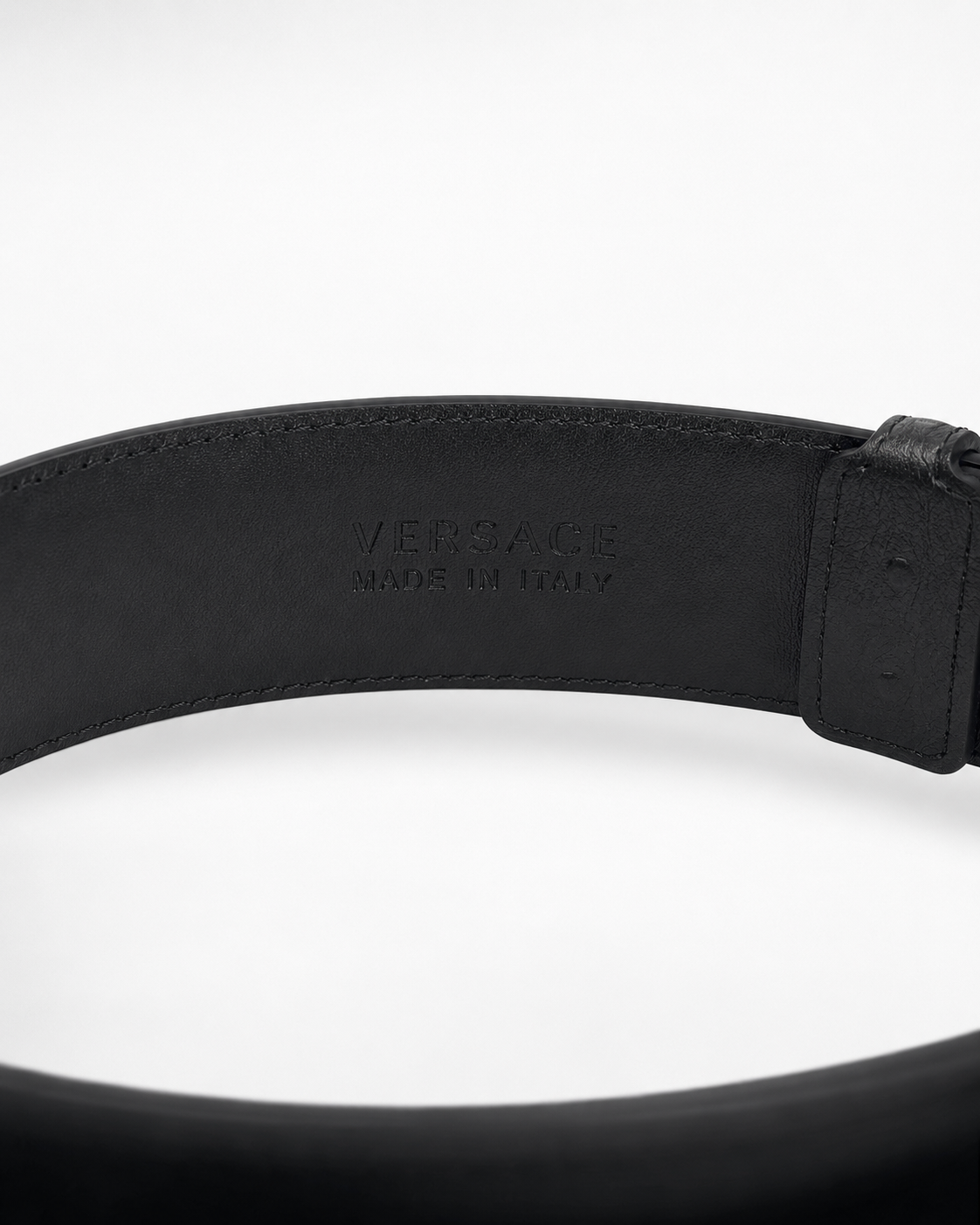 Black/ Black gunmetal Dark Metal Buckle Belt - Product image 5