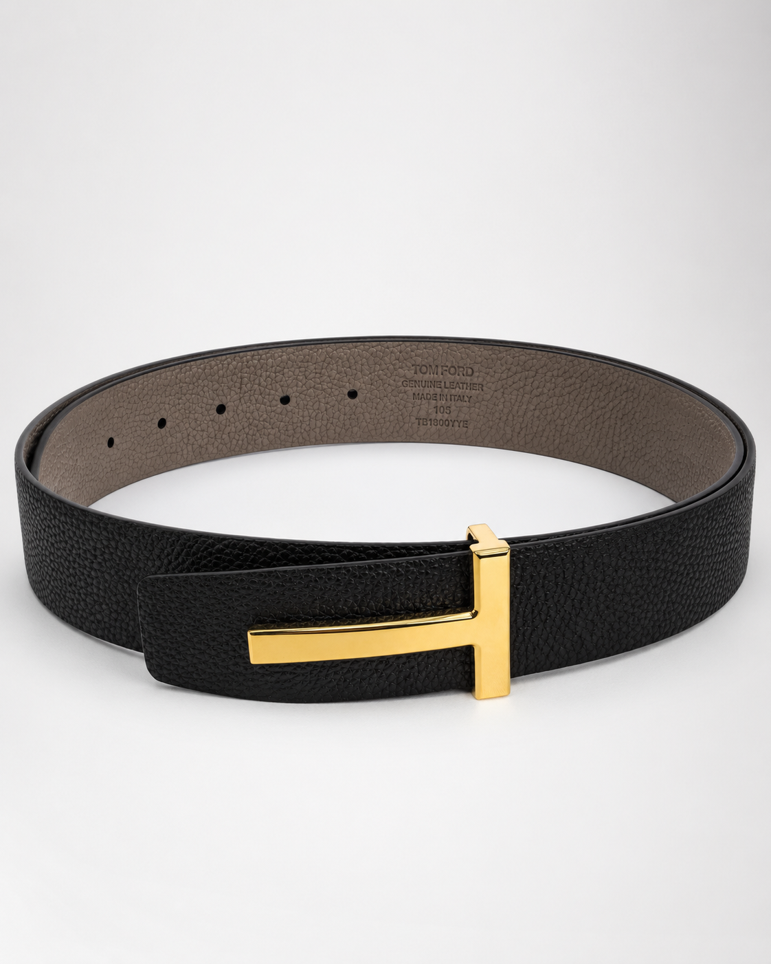 Black/ Brown Reversible Gold-Tone Buckle Belt - Product image 5