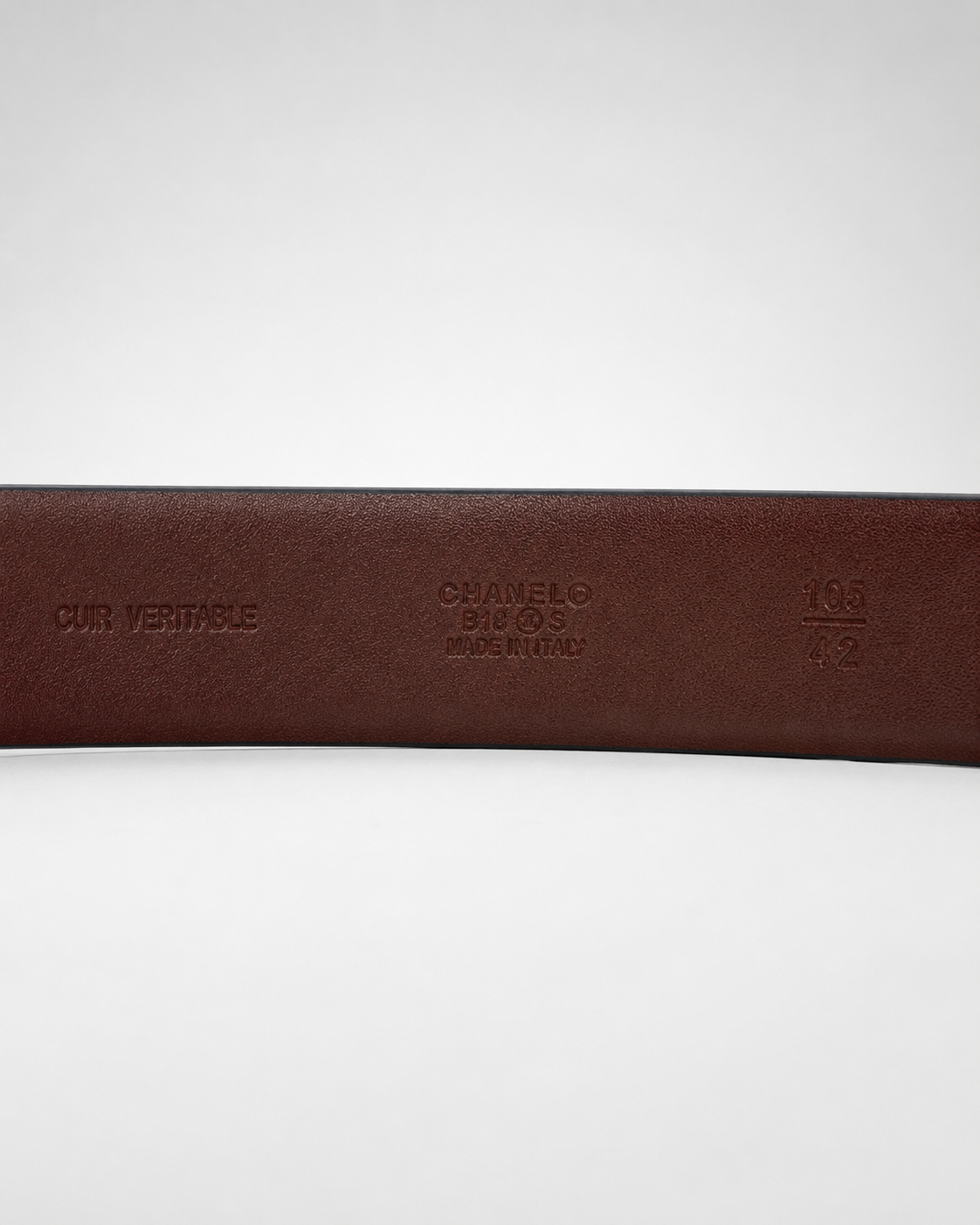 Black/ Burgundy Reversible Silver-Tone Buckle Belt - Product image 5