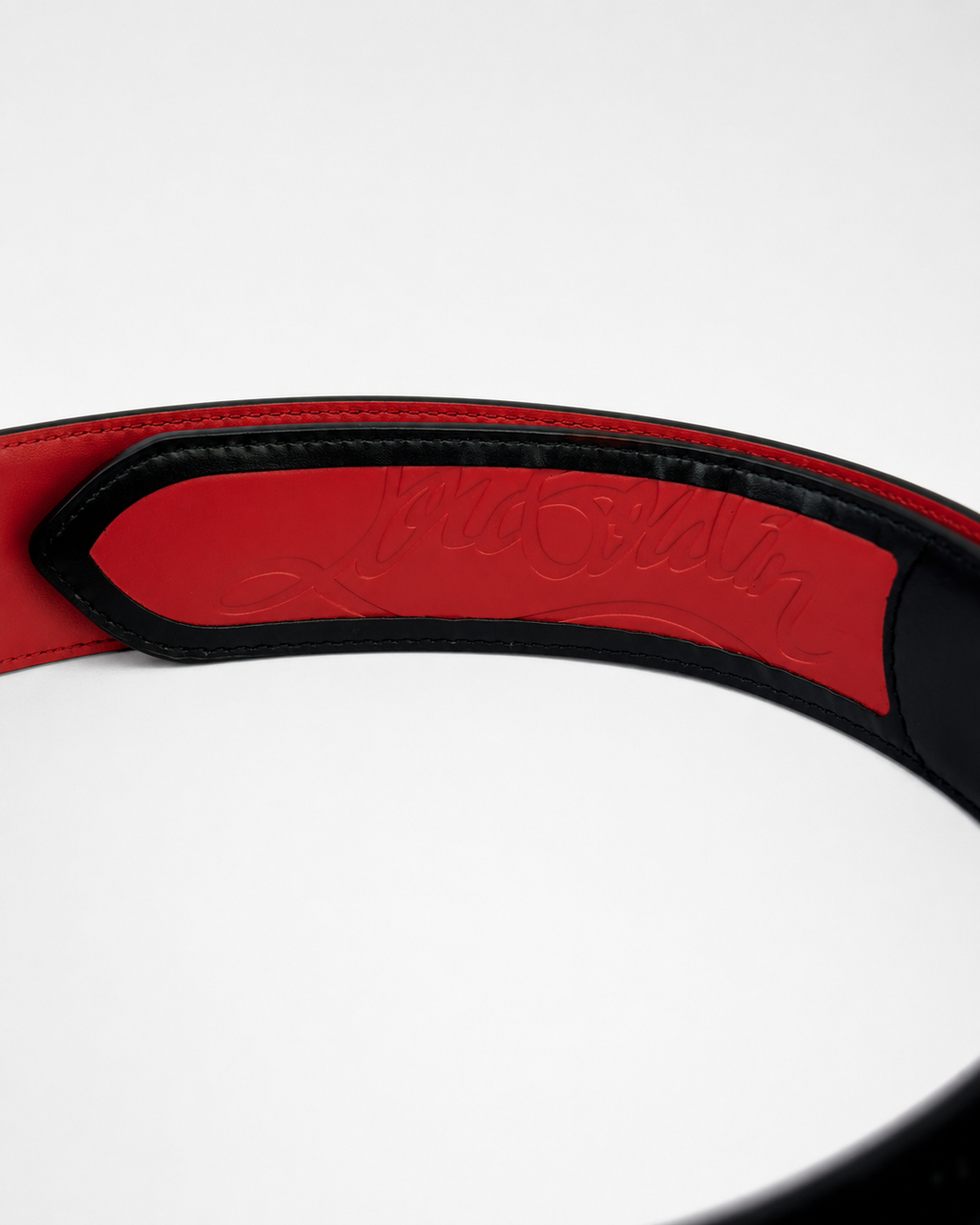 Black/ Red inner lining Dark Metal Buckle Belt - Product image 5
