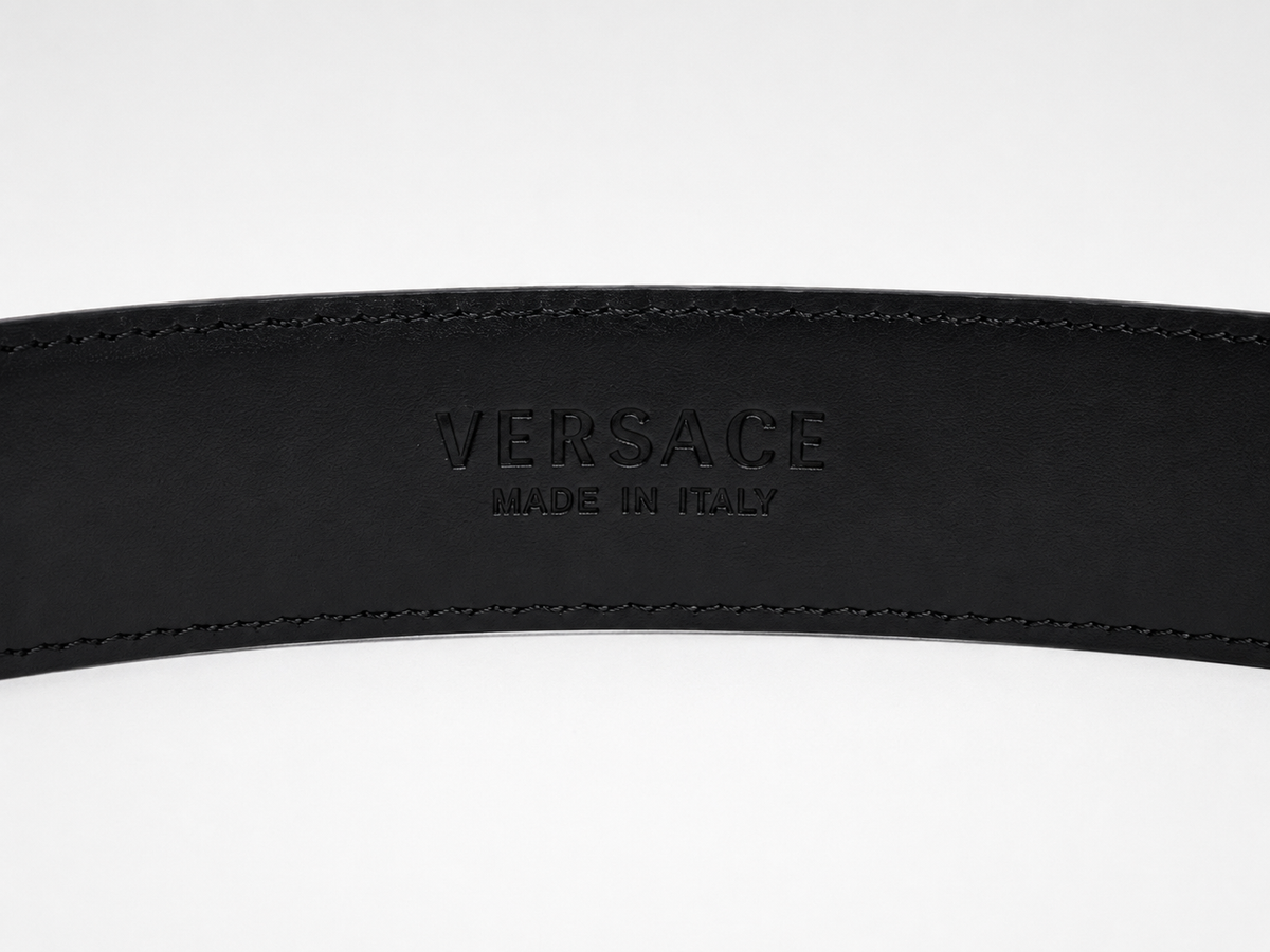 Black/ None observed Silver-Tone Buckle Belt - Product image 5