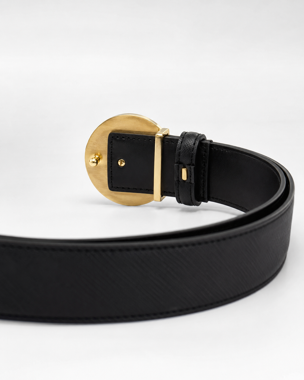 Black/ Gold Gold-Tone Buckle Belt - Product image 5