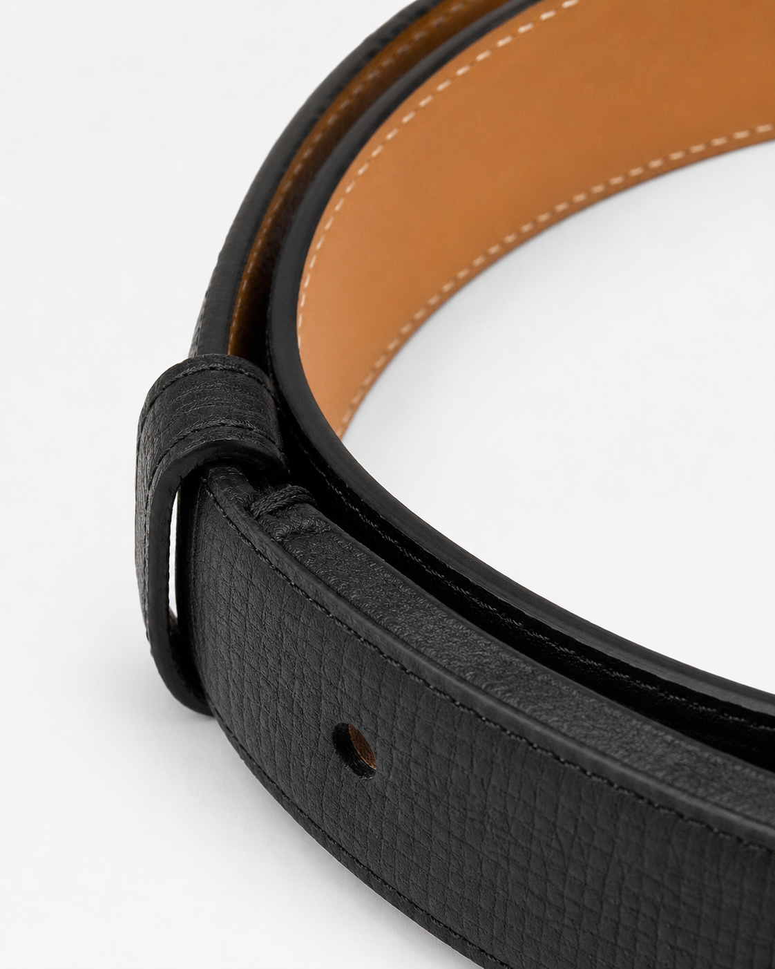Black/ Tan/ brown Silver-Tone Buckle Belt - Product image 5