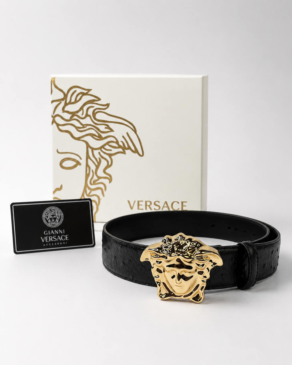 Black/ Gold Gold-Tone Buckle Belt - Product image 6