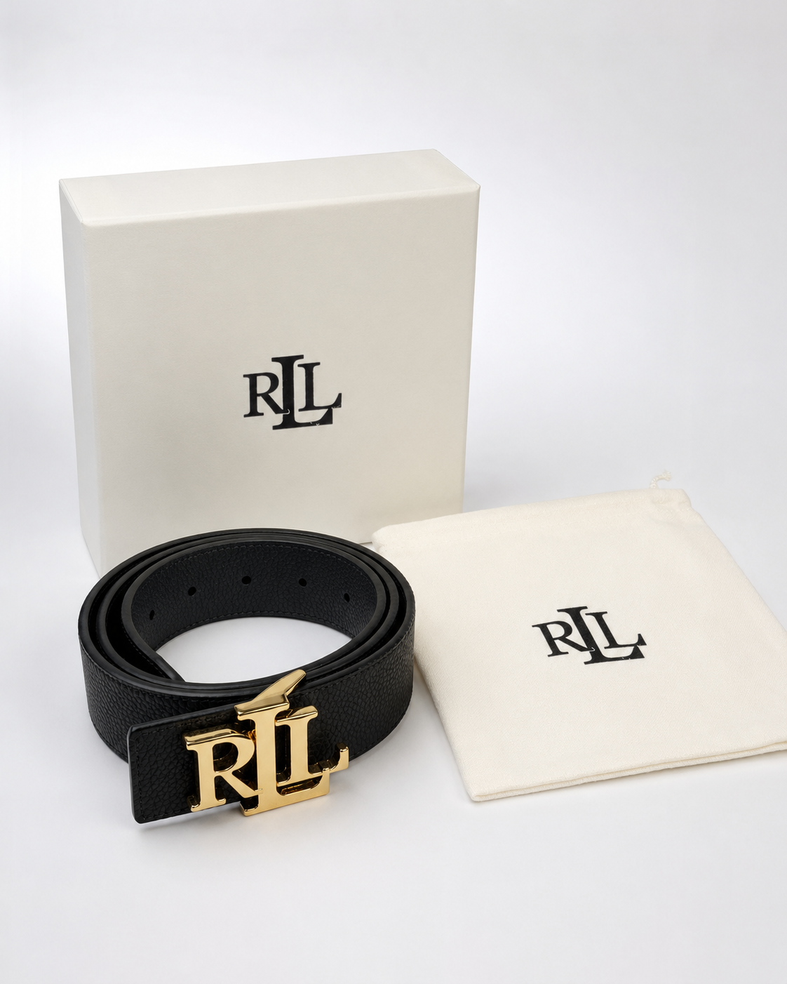 Black/ Blue Reversible Gold-Tone Buckle Belt - Product image 6