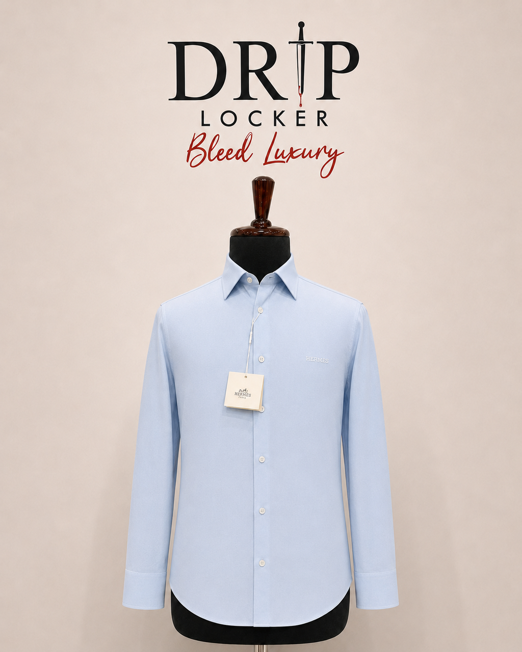Men’s Pale Blue detail Shirt - 094E6257 26A6 4822 88E4 A3CF9F2C44E1