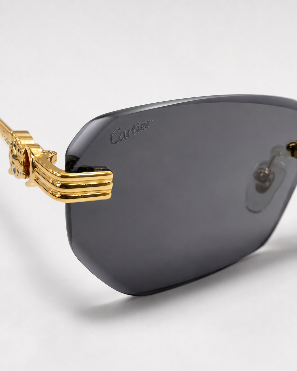 CR Triple-Line Panther Smoke Sunglasses