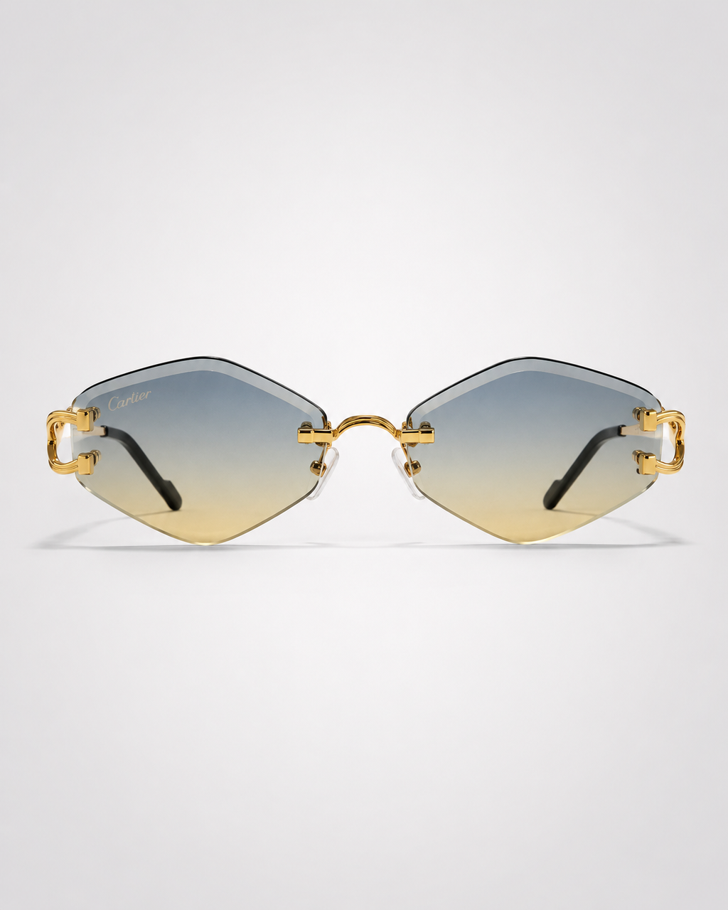 CR Skyfade Geometric C Rimless Sunglasses