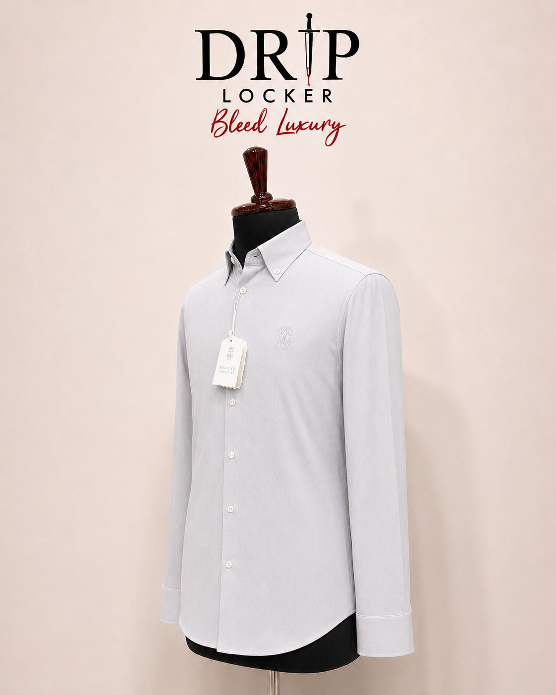 Men’s Light Grey Button-Down Shirt - CF65183B 4AE0 42FB A2E5 575F3117250E