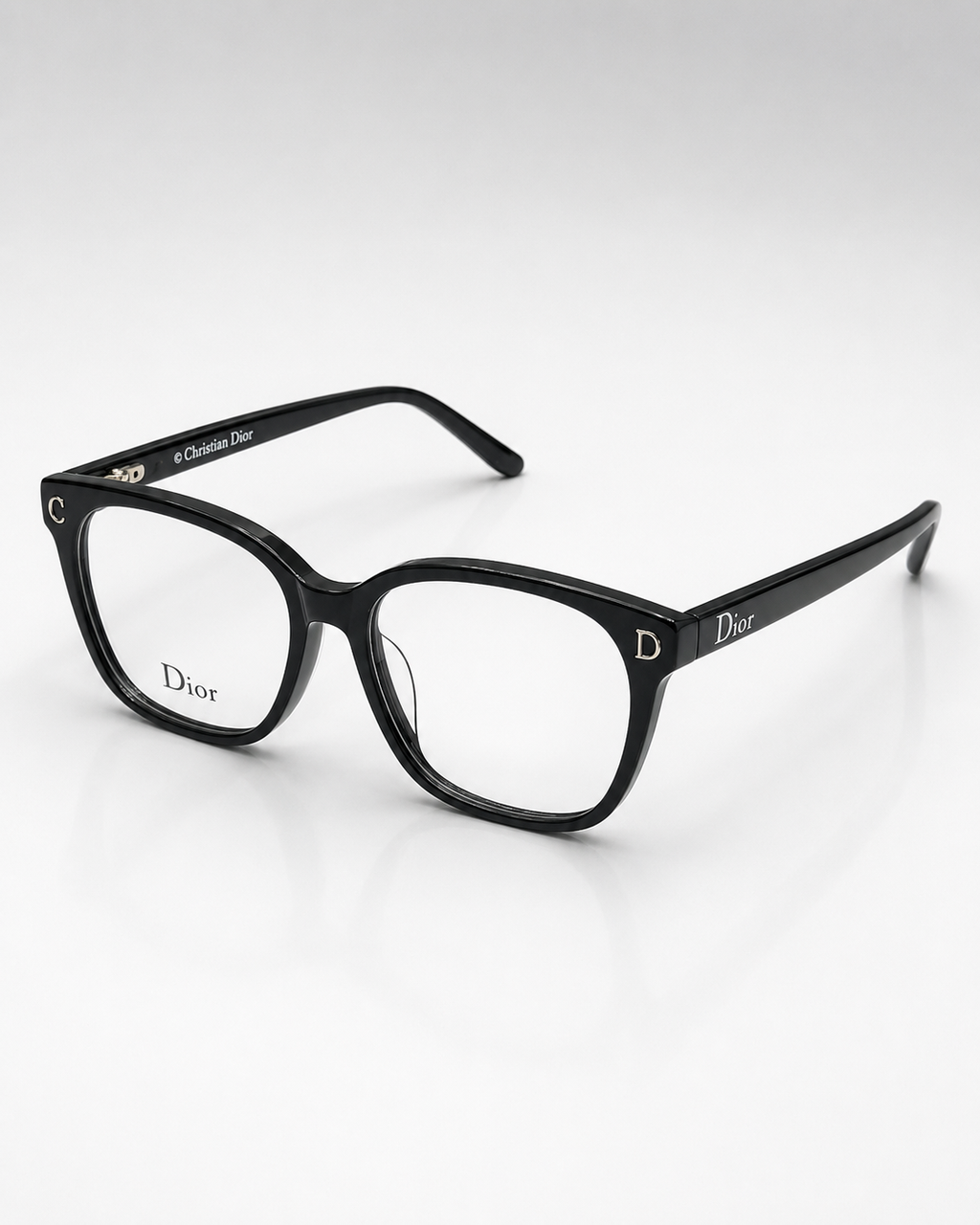 CD Black Square Eyeglasses