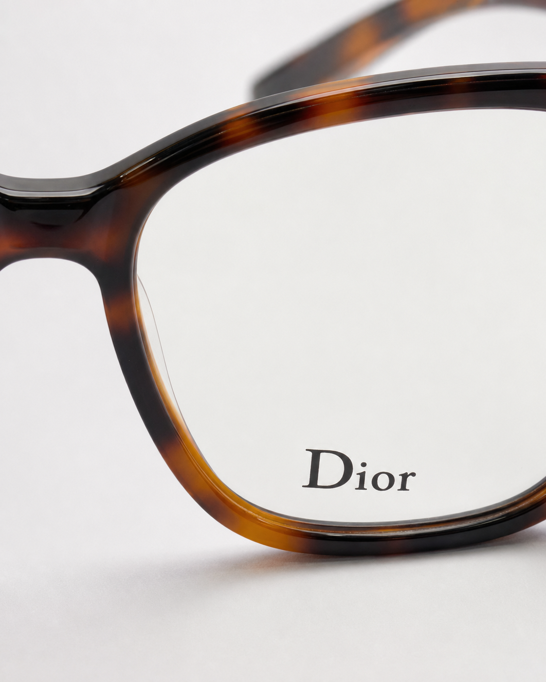 CD Tortoiseshell Square Eyeglasses