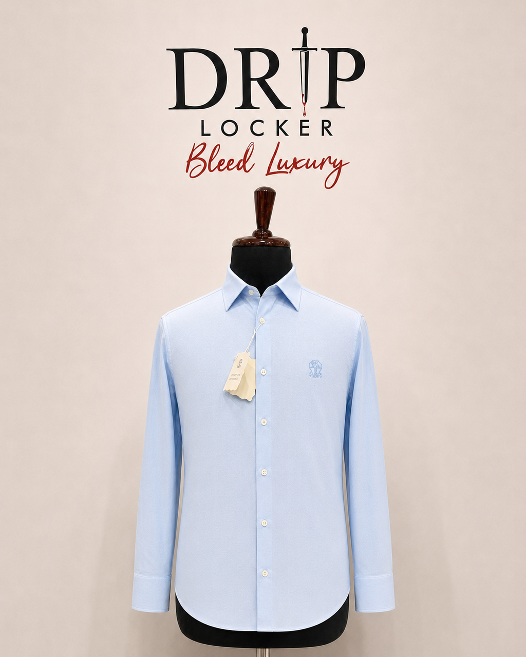 Men’s Light Blue Classic Shirt - IMG 6766