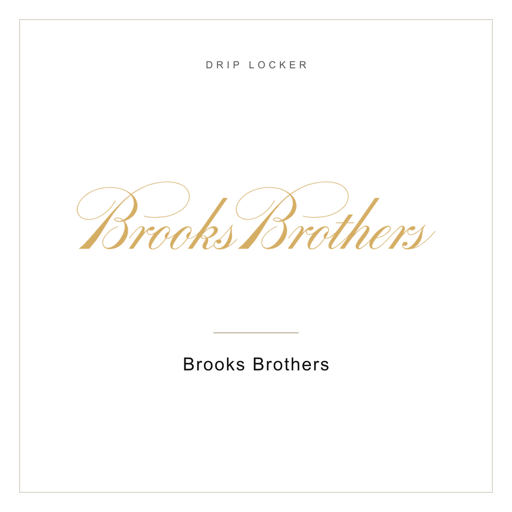 Drip Locker brand card — Brooks Brothers