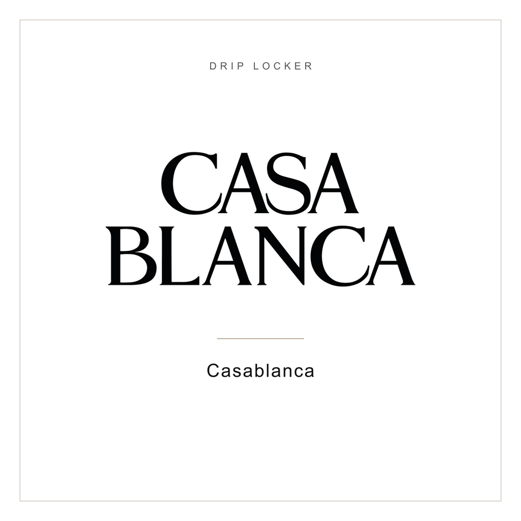 Drip Locker brand card — Casablanca