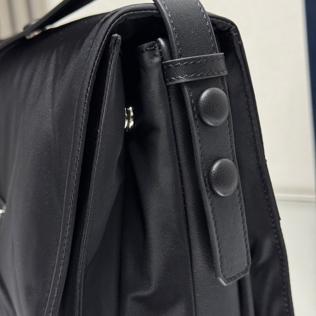 Flap Shoulder Bag — 1BD256 — Black — view 6