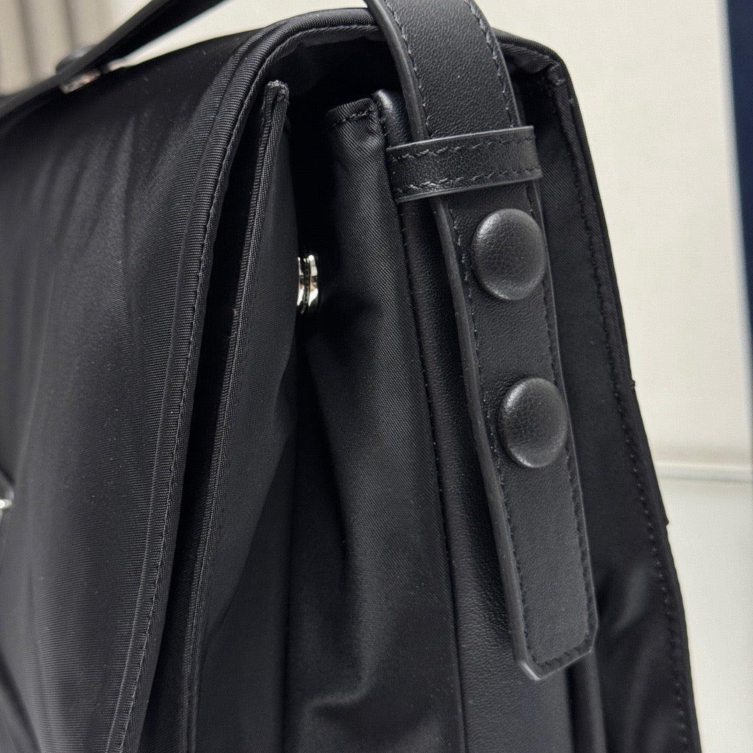 Flap Shoulder Bag — 1BD256 — Black — view 6