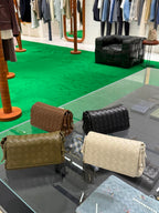 Bottega Veneta Notturno Intrecciato Flap Crossbody — Article 1651