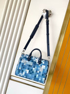 Louis Vuitton Speedy 30 Bandoulière — Indigo Damoflage — Article 947