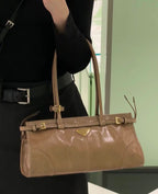 Prada Bonnie Medium Leather Bag - Tan — Article 1338