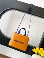 Louis Vuitton Mini Shopper Tote — Saffron Yellow / Blue — Article 897