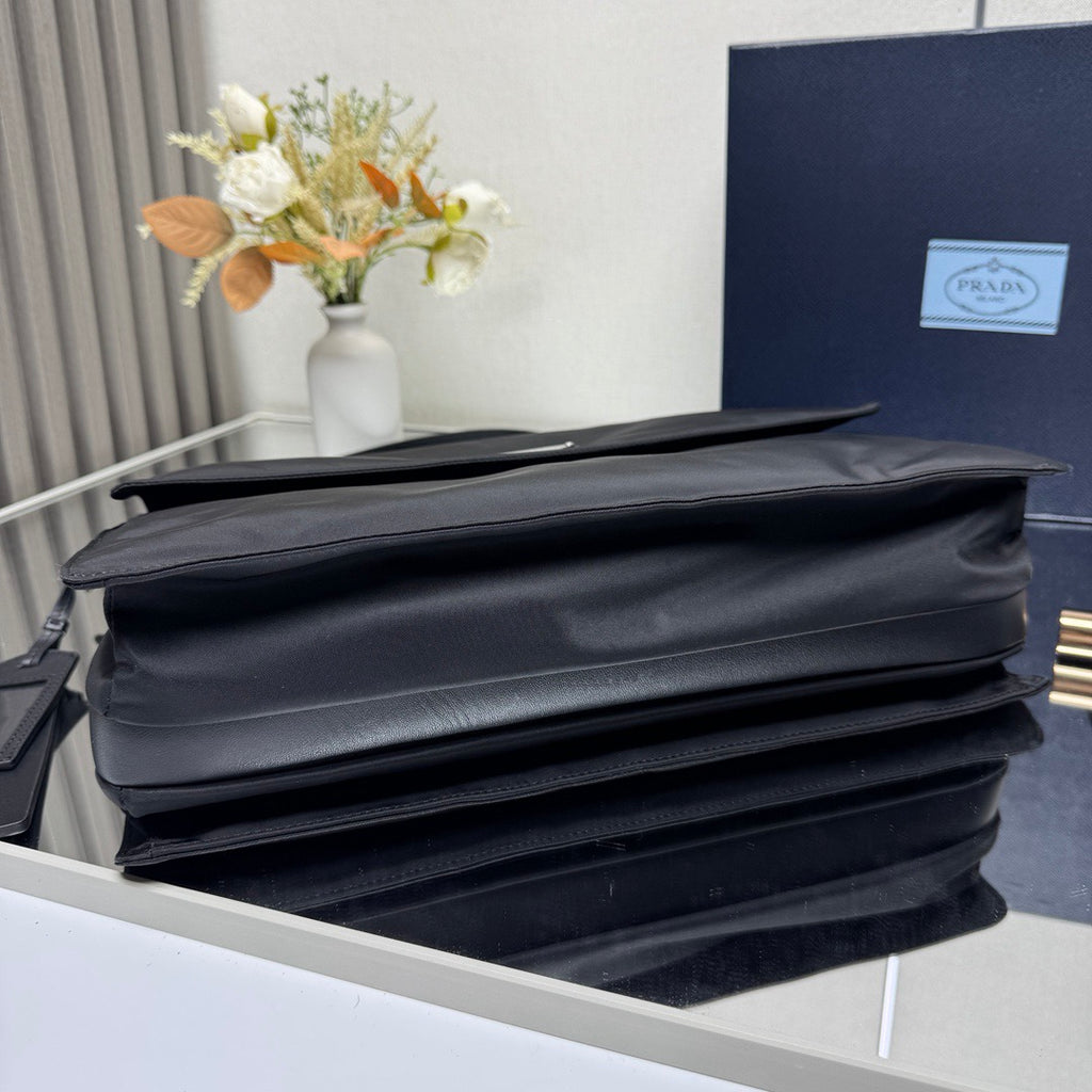 Flap Shoulder Bag — 1BD256 — Black — view 4