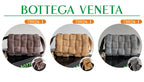 Bottega Veneta Padded Cassette — Suede with Gold Hardware — Article 1643