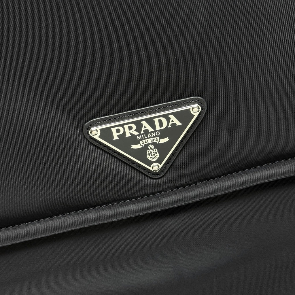 Flap Shoulder Bag — 1BD256 — Black — view 5