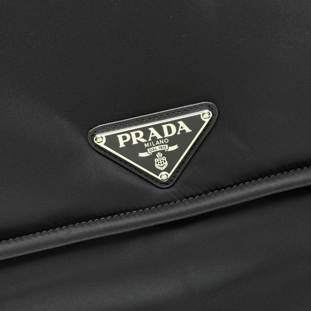 Flap Shoulder Bag — 1BD256 — Black — view 5