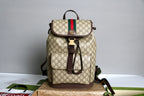 Gucci Ophidia Small Backpack - Beige and Brown GG Canvas — Article 242