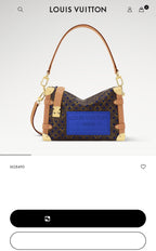 Louis Vuitton Side Trunk MM — Monogram Perfo Neon Wave — Article 787