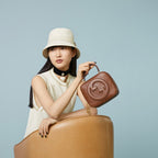 Gucci Blondie Box Top Handle Bag - Brown Leather — Article 53