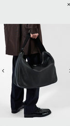 Prada Large Vitello Daino Leather Shoulder Bag - Black — Article 1299