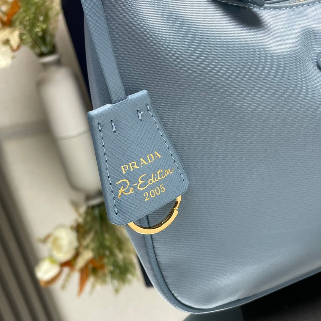 Hobo Shoulder Bag — 1NE204 — Blue — view 7