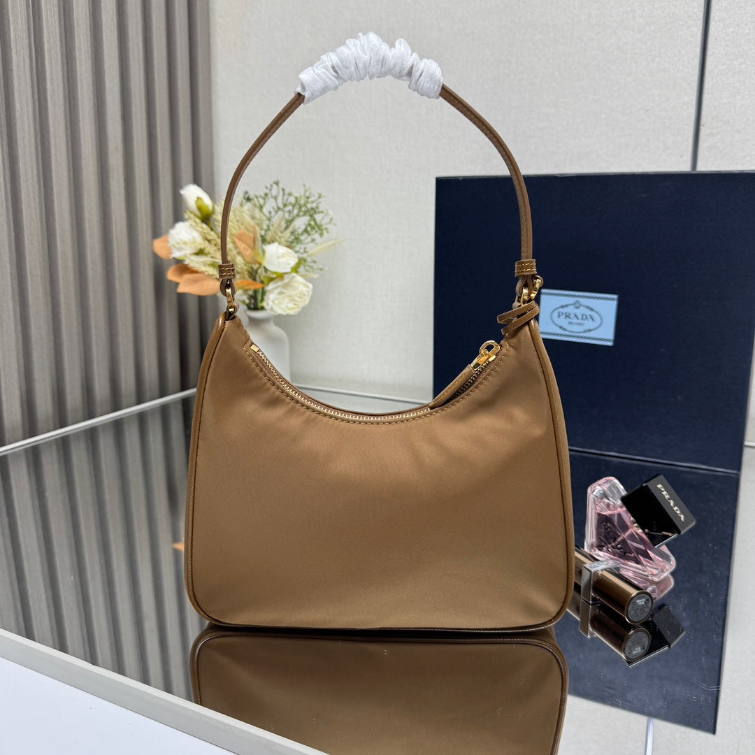 Hobo Shoulder Bag — 1N204M — Tan — view 2