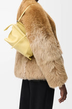 Loewe Small Whisker Bag in Glazed Calfskin - Vanilla — Article 1395