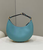Fendi Fendigraphy Small Hobo - Turquoise Calfskin — Article 1515