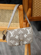 Louis Vuitton Diane — Tourterelle Beige/Cream Monogram Empreinte — Article 1034