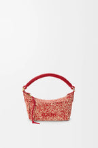 Loewe Cala Mini Bag in Melange Raffia — Red — Article 1163