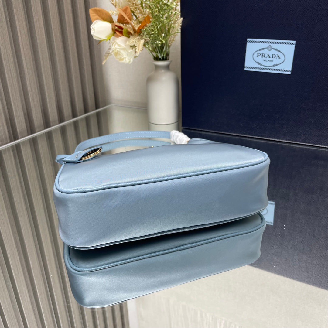 Hobo Shoulder Bag — 1NE204 — Blue — view 4