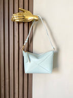 Loewe Puzzle Fold Pouch - Pale Blue — Article 1319