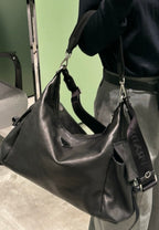 Prada Explore Leather Shoulder Bag — Black — Article 1146
