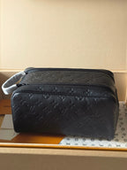 Louis Vuitton Dopp Kit — Black Monogram Taurillon — Article 1579