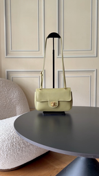 Chanel Mini Souplissimo Grained Leather Flap Bag - Light Green — Article 228