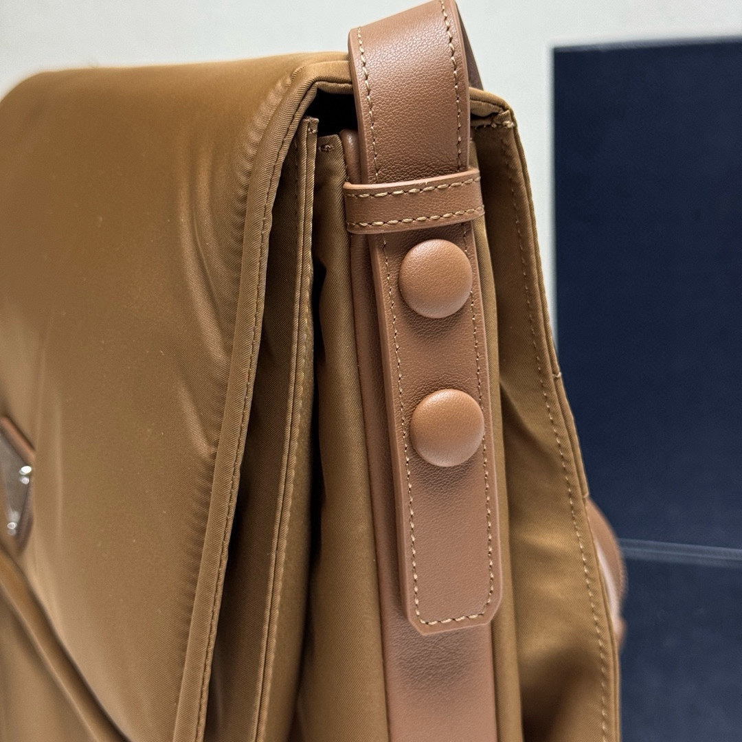 Flap Shoulder Bag — 1BD256 — Brown — view 7