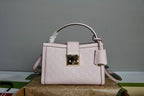 Gucci Padlock Medium Top Handle Bag — Pink GG Leather — Article 120
